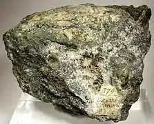 Plata encontrada en la mina Vizcaína, Mineral del Monte.