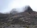 Vista del Sincholagua, volcán inactivo en Ecuador.
