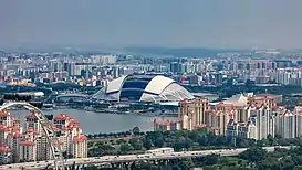 El Estadio Nacional de Singapur, sede de la final de vuelta del torneo.