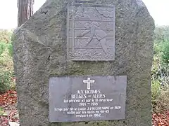 Monumento en recuerdo de las víctimas en Sippenaeken.