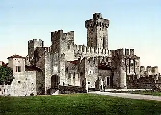 Castillo en 1900