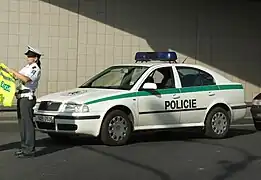 Octavia de la policía checa