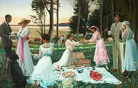 The afternoon picnic, 1919.