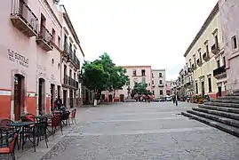 Plaza de San Agustín en Zacatecas.