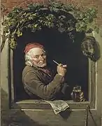 Man met een pijp (Hombre con una pipa), 1817.