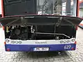 Motor trasero del autobús Solaris Urbino 12