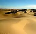 Dunas de arena cerca del Gran desierto de Altar.