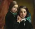 Retrato de dos niños.