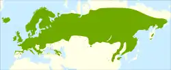Mapa de distribución mundial.