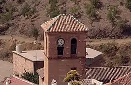 Vista de la Iglesia de San Cayetano, en Sorvilán