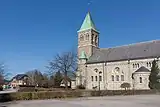 Sourbrodt, la iglesia: l'église Saint-Wendelin