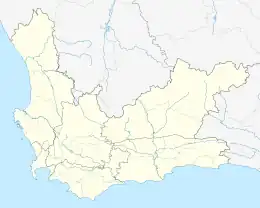 Caledon ubicada en Provincia Occidental del Cabo