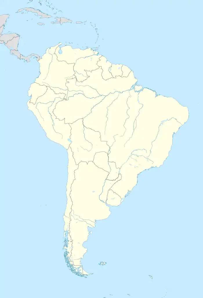 Acos ubicada en América del Sur