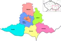 Distritos de Moravia Meridional