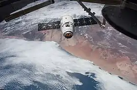 SpaceX CRS-14 Dragon approaches the ISS (1)