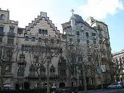 Delimitación de la Casa Batlló y la Casa Amatller