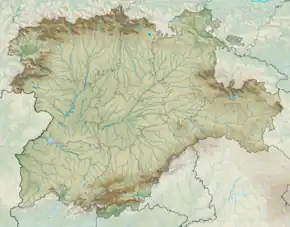 Sierras de la Paramera y Serrota ubicada en Castilla y León