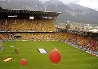 El estadio durante la Euro 2008