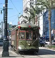 El «St. Charles Streetcar Line» en Nueva Orleans ya cuenta con más de 95 años de funcionamiento continuo.
