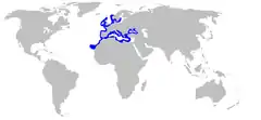 Antigua área de distribución del angelote.