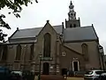 Zevenbergen: Iglesia protestante de Santa Catalina, siglo XV, reconstrruida tras la Segunda Guerra Mundial.