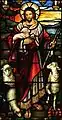 Jesus as Good Shepherd (stained glass at St John's Ashfield.