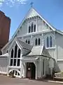 Catedral de Santa María en Auckland, Nueva Zelanda, terminada en 1898.