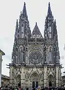 La fachada de la catedral de San Vito, finalización