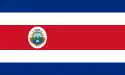 Bandera de la República de Costa Rica (27 de noviembre de 1906-21 de octubre de 1964)