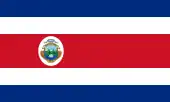 Bandera de República de Costa Rica (21 de octubre de 1964-5 de mayo de 1998)