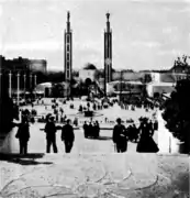 Stora gården 1923, visto desde la sala conmemorativa