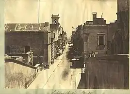 Strada Reale en 1859