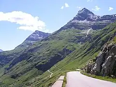 Curva después de Bonneval-sur-Arc.