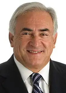 Dominique Strauss-Kahn, cabeza anterior del IMF