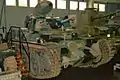 El Stridsvagn m/39 del Museo de tanques de Axvall.