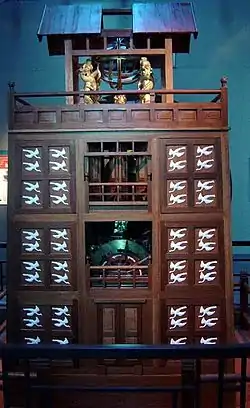 Maqueta de la torre del reloj de Su Song (Kaifeng, China, siglo XI).