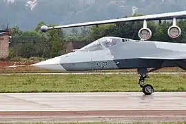 Prototipo Sukhoi Su-57 en el MAKS 2011