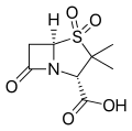 Estructura química del sulbactam