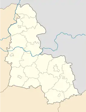 Konotop ubicada en Óblast de Sumy