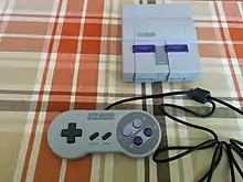 Super NES Classic Edition with controller