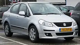 Pre-facelift Suzuki SX4 sedan (Netherlands)