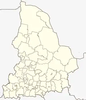 Serov ubicada en Óblast de Sverdlovsk