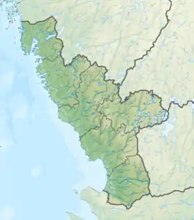 Península de Getterön ubicada en Halland