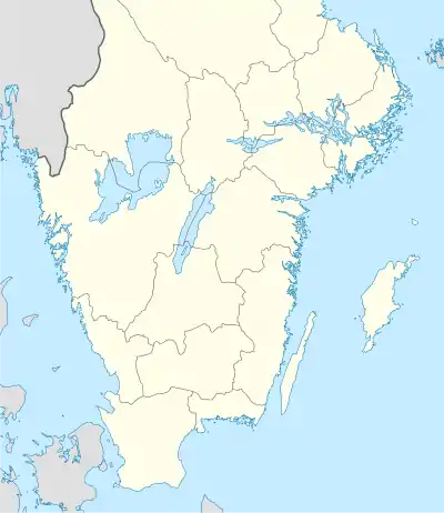 Norrtälje ubicada en Suecia meridional