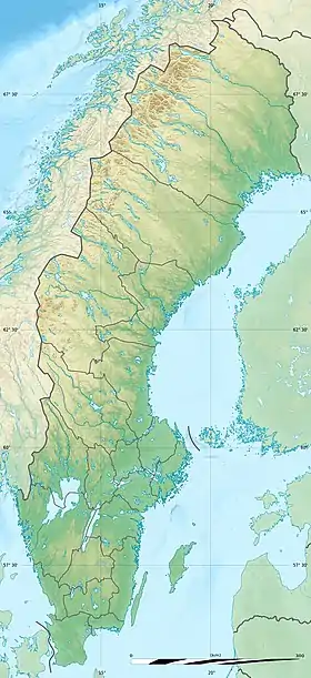 Åreskutan ubicada en Suecia