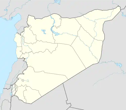 Yarábulus ubicada en Siria