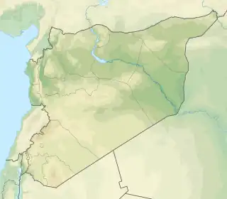 Resafa ubicada en Siria
