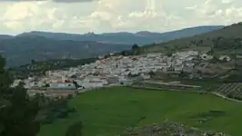 Vista de Tózar desde la Sierra del Marqués
