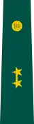 Insignia de subteniente del Ejército.