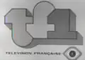 Logo del canal en blanco y negro de TF1 desde el 6 de enero de 1975 hasta el 19 de julio de 1983.